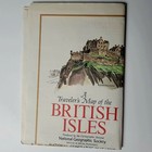 Vintage 1974 National Geographic Traveler s Map Of The British Isles Folding     