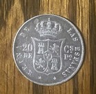 Philippines 20 Centimos 1868