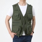 Summer Men Unloading Tactical Vest Coat Casual Men s Photographer Waistcoat Mesh