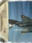 Rare Vintage Air National Guard F-4 Phantom 17x26  Poster book Cover  ang 83-112