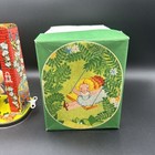 Vintage Ussr Russian Tin Toy Girl On Swing Wind Up In Box With Key Tested Works