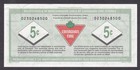  unc 10 Notes  Canada Canadian Tire Money 5 Cents