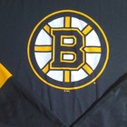 Nhl Boston Bruins Black yellow Long Sleeve Jersey Style Shirt  Size L  Licensed
