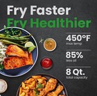 Chefman Airfryer 6qt  Turbofry   4-in-1 With 450  f Hi-fry Option For Extra Crisp