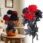 Bouquet Artificial Faux Silk Rose Flowers Wedding Party Events Decoration Xmas