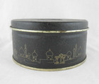 Camel Genuine Taste Collectible Empty Vintage Black Logo Round Tin With Lid 1994