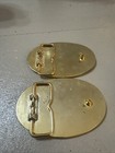  red Adair Co   Oil Well Fire Fighting  Belt Buckle Red Enamel