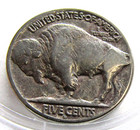 1913-d Type 2 Buffalo Nickel Vg-f Details Cleaned - Key Date 