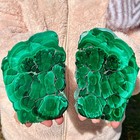 2 93lb  Natural Glossy Malachite Transparent Cluster Rough Mineral Sample