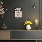 Vintage Before Leaving Home Aluminum Tin Metal Signs Home D  cor 12x8