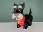 Vintage Walt Disney Productions Lady  tramp Scottie Dog Jock Ceramic Figurine