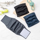 1 Pack 3 Reusable Dog Diapers Washable Male Belly Bands For Dogs    Extra Small 