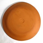 1998 Vintage Ned Foltz Pottery Pennsylvania 12  Redware Tulip Platter Folk Art