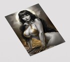 Vampirella Gold Premium Giclee Print 11  X 17  Vampire Horror Comic Wall Art