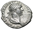 Trajan Ar Denarius  providentia  Good Very Fine Rome