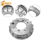 2 Front Brake Drum For Honda Foreman 400 450 Rubicon 500 Fourtrax 300 Rincon 650