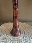 Vintage Carved Middle Eastern Zurna Reed Woodwind Instrument With Reed 15   