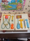 Vintage 1977 Fisher-price Medical Doctor Kit For Kids Toy Kit  