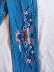 Outfitters Embroidered Distressed Jeans Ripped Floral Flower Boho Cropped Skinny