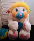 Vintage Popples  puffball  White Plush 