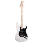 Glarry St 22 Frets Burning Fire Basswood Electric Guitar Kit W bag