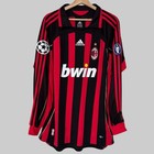 2006 2007 Ac Milan Home Retro  Jersey Kaka  22 Long Sleeve