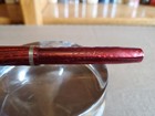 Vintage Esterbrook Sj Red Pearl   Chrome Fountain Pen - 2668 Medium Nib - 1950 s
