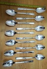 Set Of 12 Vintage 1948 Morning Star  Silverplated  6 1 8  Teaspoons  Tea Spoons 