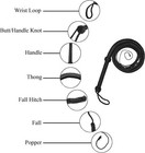 Real Cowhide Leather Bullwhip 04 To 08 Feet Long Handmade 12 Plaits Bullwhips
