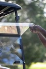 Clear Impact Resistant Fold Down Golf Cart Windshield For Yamaha G22  2003-2006 