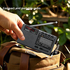 Xhdata D368 Portable Radio Am fm sw Digital Stereo Home Recorder For Senior Gift