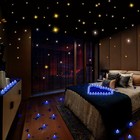 Caffox 3000pcs Rose Petals With 36pcs Led Tea Lights Candles  Blue 