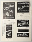 Suspiria 1977 Pressbook Intl Classics Horror Jessica Harper Vg  Complete