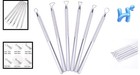 Clay Pottery Sculpting Tools 6 Pcs Aluminum Alloy Silver 12 3 Cm Carving Craft