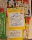 Huge Lot Of Aunt Martha s Iron On Transfers