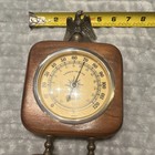 Vintage Springfield Weather Station Eagle Thermometer Barometer Hygrometer Wood