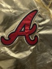 Atlanta Braves Starter Jacket Men Small Baseball Bomber Gold 2021 World Series