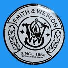 Porcelain Smith And Wesson Enamel Sign Size 30  Inches 2 Sided