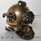 Vintage Diving Helmet Us Navy Mark V Deep Sea Divers Antique Scuba Divers Helmet