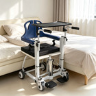 Hydraulic Patient Transfer Chair With Dining Table  330lbs Capacity For Elderly