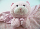 Baby Gund Dottie Dots Security Blanket Pink Kitty Cat 58233 Lovey 15  Plush