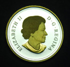 2017  1 150th Ann  Ultra Cameo Pure Silver Proof Spotless Coin Gold Inlay Unc