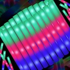 44 Pcs Foam Glow Sticks Bulk With 3 Modes Colorful Flashing  Glow Sticks Pack   