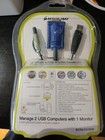 Iogear Gcs632uwm 2-port Usb Kvm Switch New Manage 2 Computers With 1 Keyboard U3