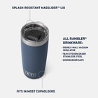 Rambler 10 Oz Tumbler  Stainless Steel  Vacuum Insulated With Magslider Lid 