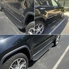 Aluminum ss Metal Strip 5 5  Side Step For 18-23 Chevy Traverse buick Enclave