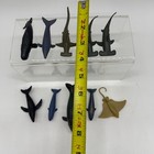 Unbranded Ocean Animal Figurines 10pc Whale Shark Stingray Lot Educational
