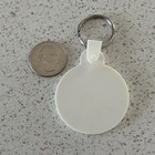 Budget Car And Truck Rental Round Keychain Key Ring  47390
