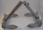 2 Original Vintage 10 Lb Wilcox Crittenden Navy Anchors Lawn Garden Boat Display