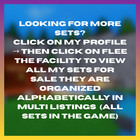      Flee The Facility     - All Legendary Sets - Ftf - Cheapest 